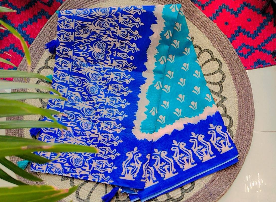 চান্দেরি সিল্ক — দ্বিনীল কালেকশন