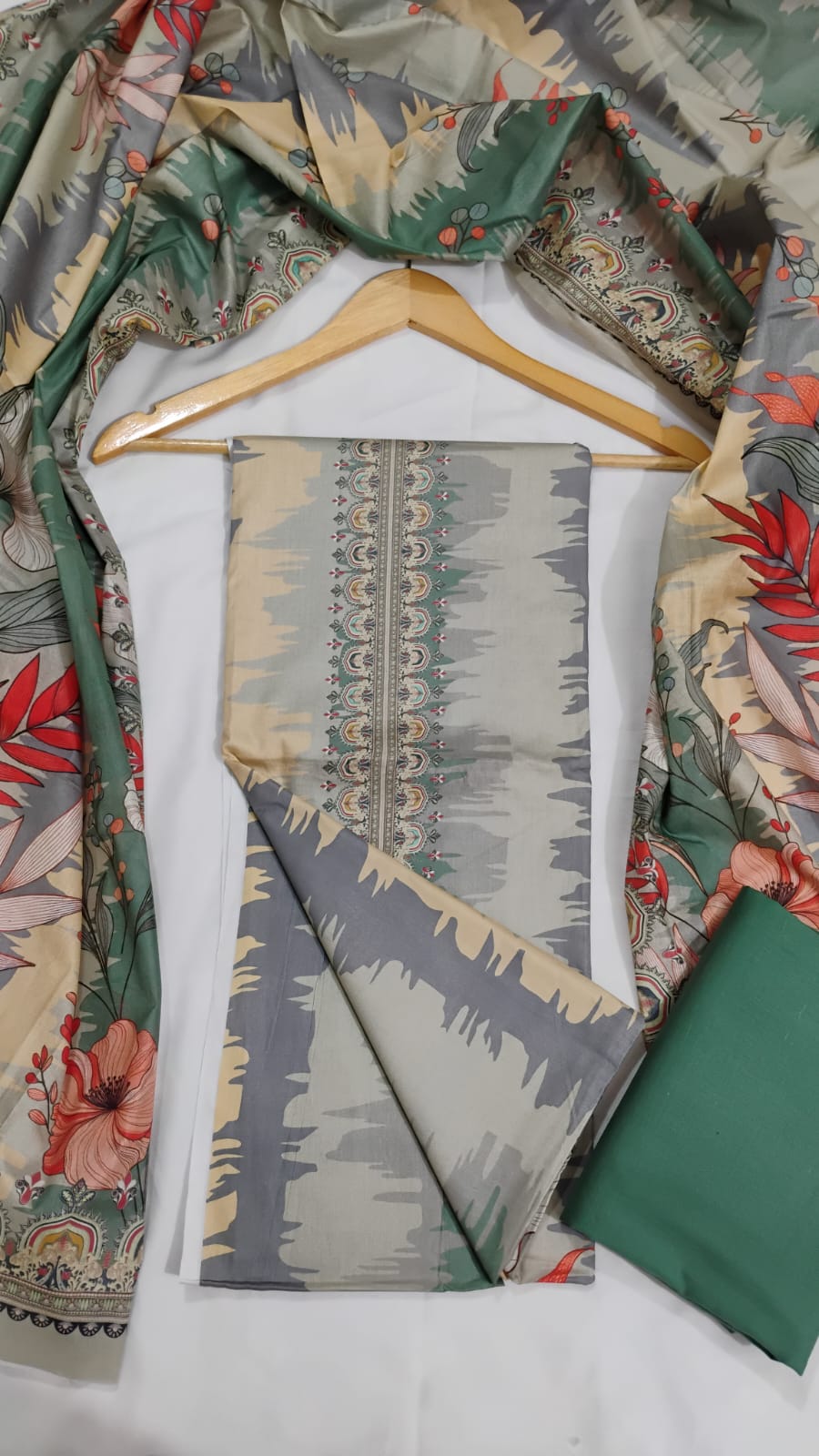 জমজম সুইস কটন — ছাইরঙা সবুজ কালেকশন